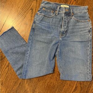 Madewell Classic Blue Denim worn lightly